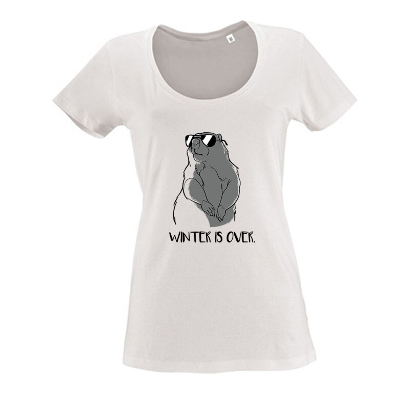 Winter Is Over Női O Nyakú Póló