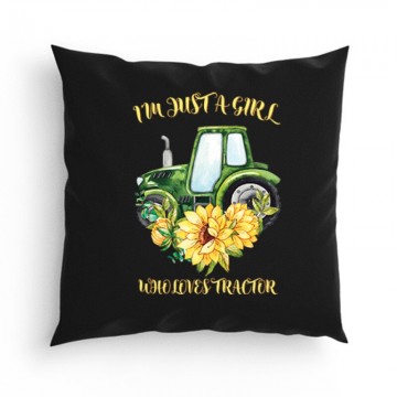 Just A Girl Who Love Tractor Párna