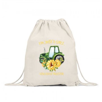 Just A Girl Who Love Tractor Hátizsák