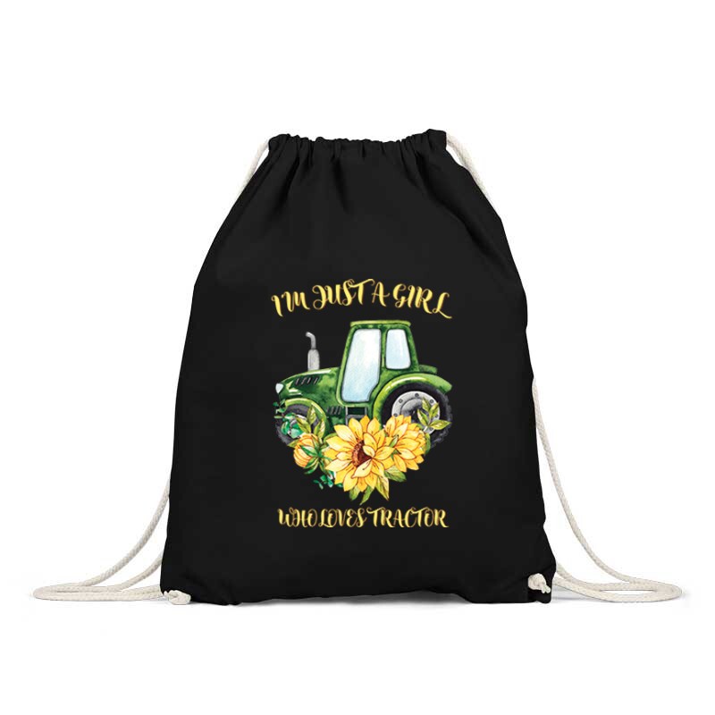 Just A Girl Who Love Tractor Hátizsák