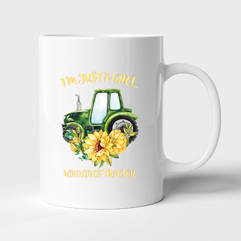Just A Girl Who Love Tractor Bögre