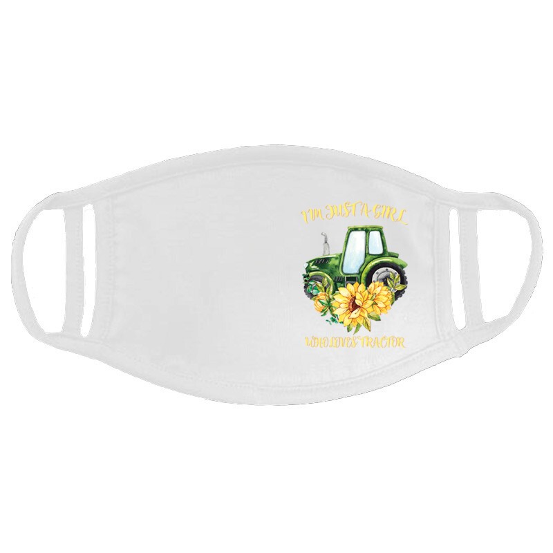 Just A Girl Who Love Tractor Arcmaszk