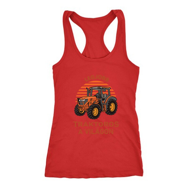 Legjobb Traktoros a Világon Női Trikó