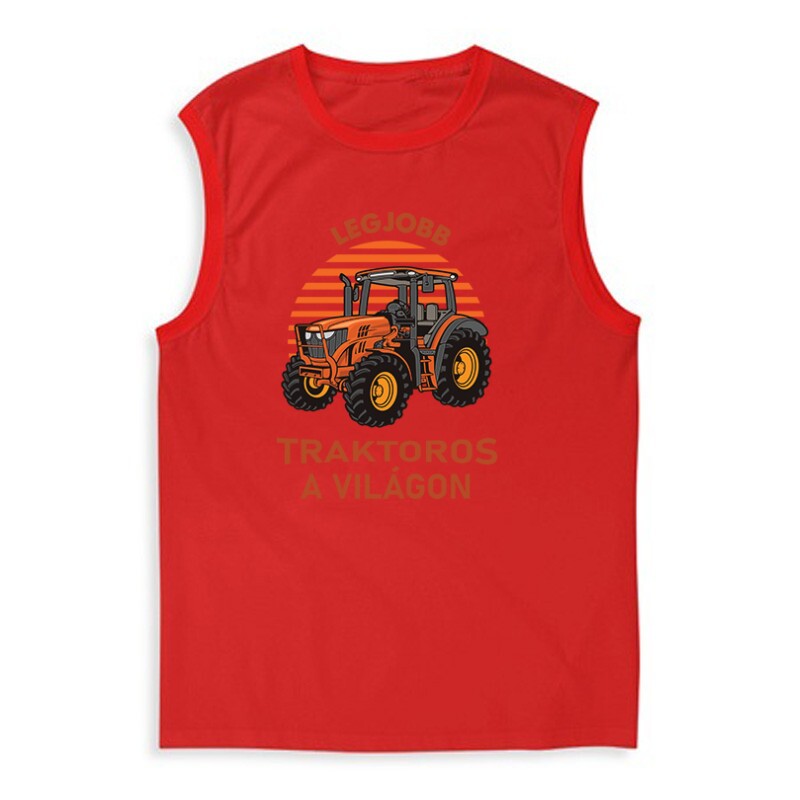 Legjobb Traktoros a Világon Férfi Trikó