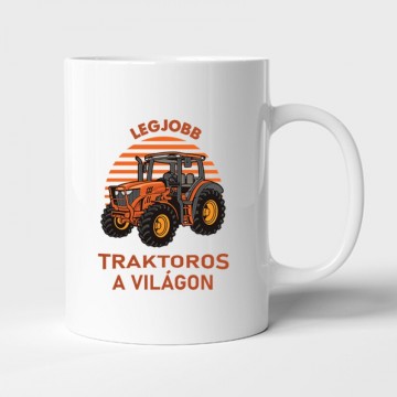 Legjobb Traktoros a Világon Bögre