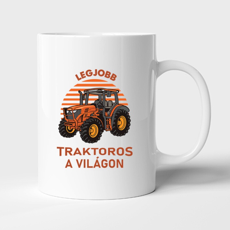 Legjobb Traktoros a Világon Bögre