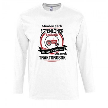 Legjobbak lesznek Traktorosok Hosszú Ujjú Póló