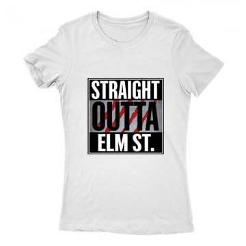 Straight Outta ELM ST. Női Póló