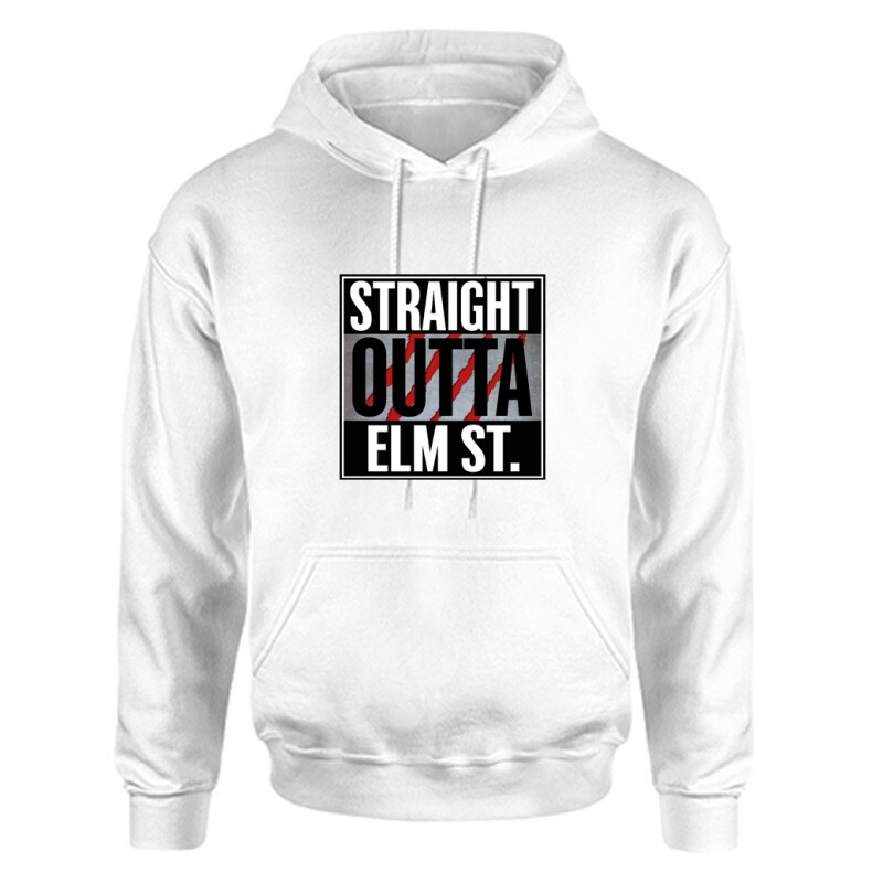 Straight Outta ELM ST. Unisex Kapucnis Pulcsi