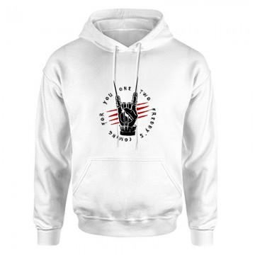 Freddy's Coming Unisex Kapucnis Pulcsi