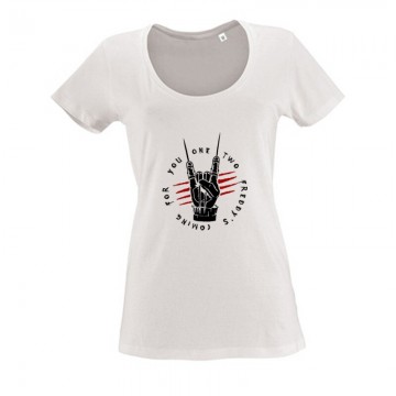 Freddy's Coming Női O Nyakú Póló