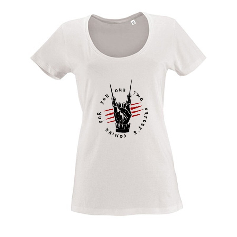 Freddy's Coming Női O Nyakú Póló