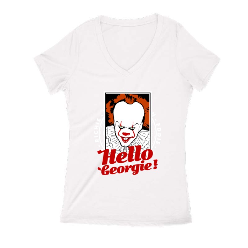Hello Georgie Női V Kivágott póló