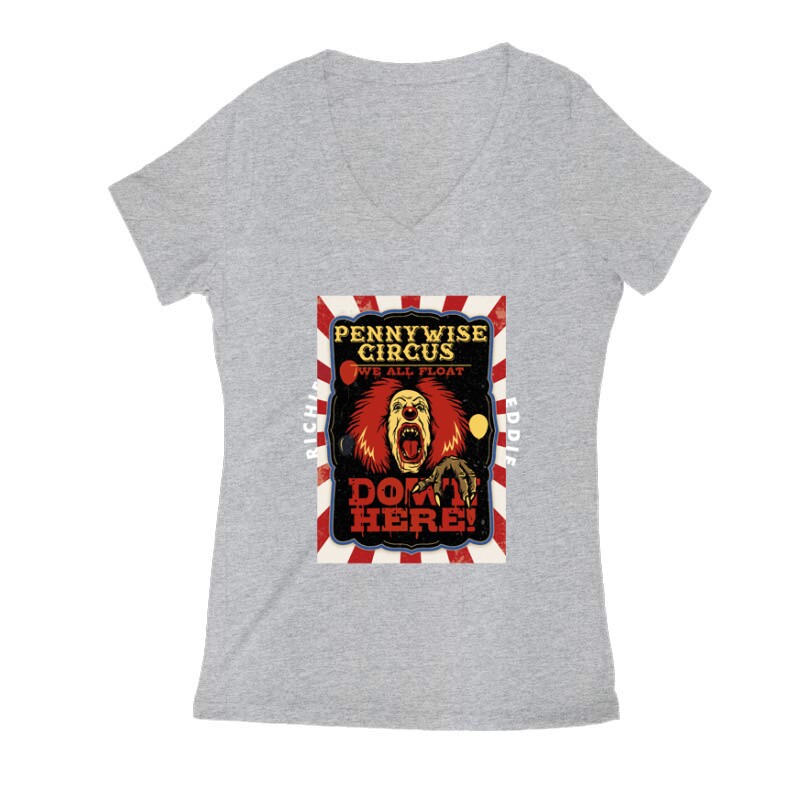 Pennywise circus Női V Kivágott póló