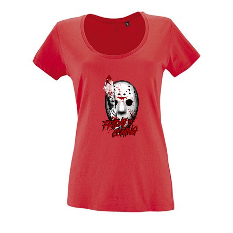 Friday is coming Női O Nyakú Póló