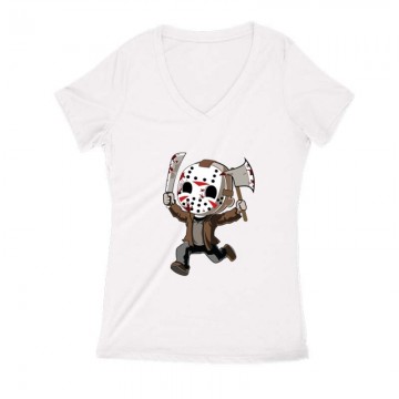 Friday 13th Női V Kivágott póló