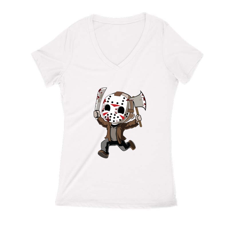 Friday 13th Női V Kivágott póló