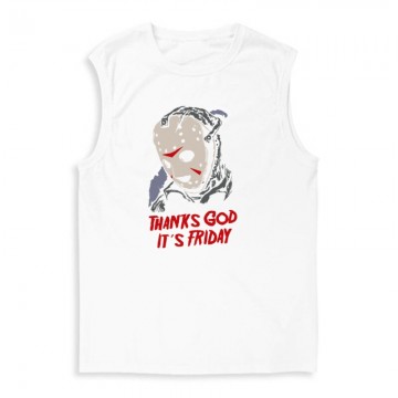 Thanks God it's friday Férfi Trikó