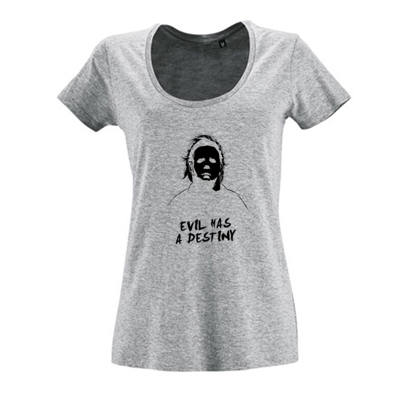 Evil has a destiny Női O Nyakú Póló
