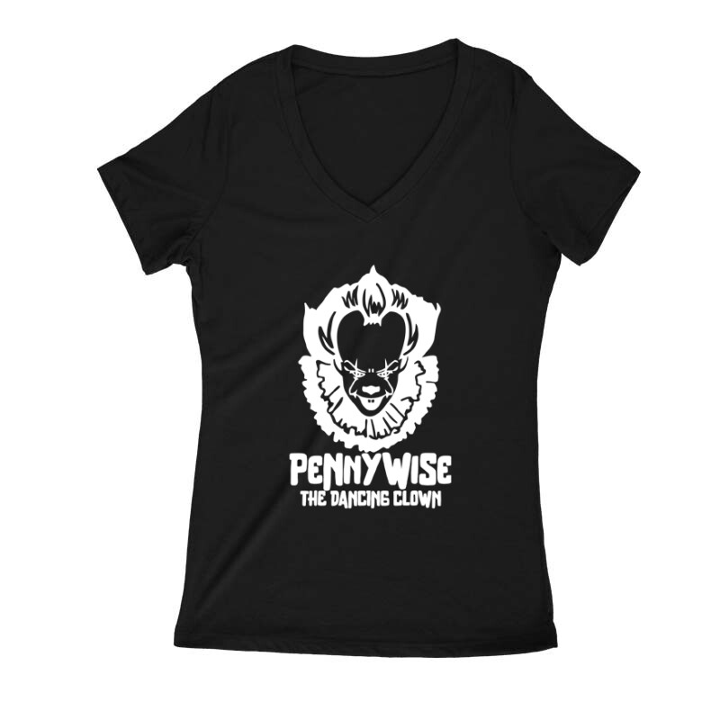 The dancing clown Női V Kivágott póló