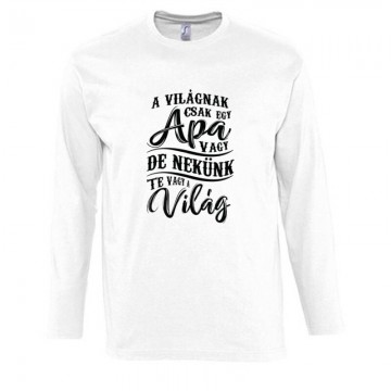 A Világnak Csak Egy Apa Vagy Hosszú Ujjú Póló