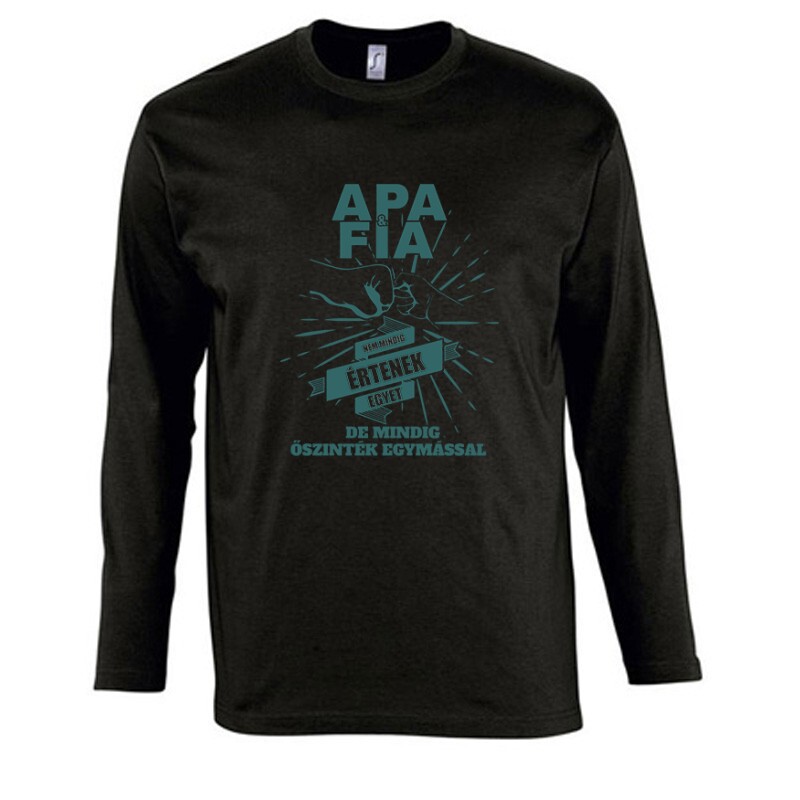 Apa & Fia Hosszú Ujjú Póló