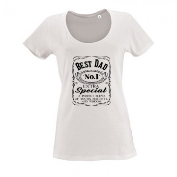 Best Dad Női O Nyakú Póló