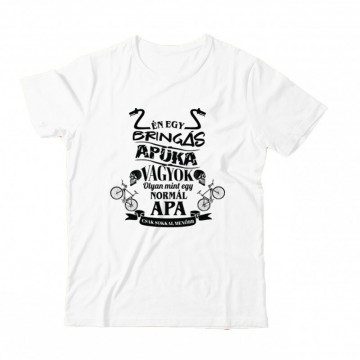 Biciklis Apuka Gyermek Póló