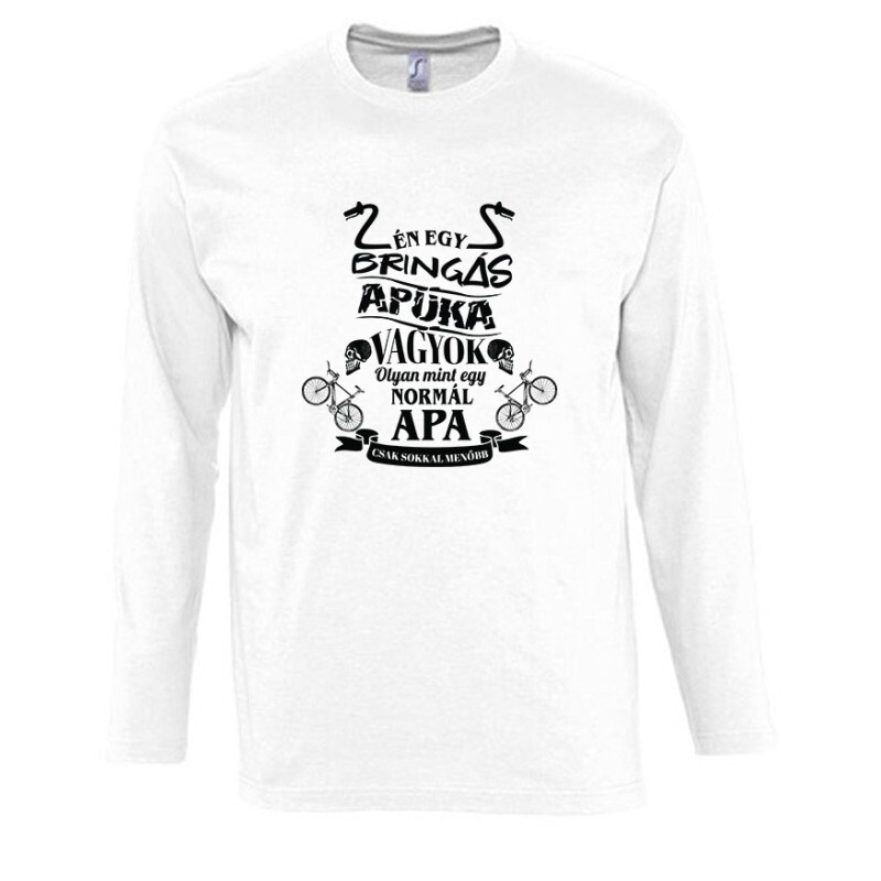 Biciklis Apuka Hosszú Ujjú Póló