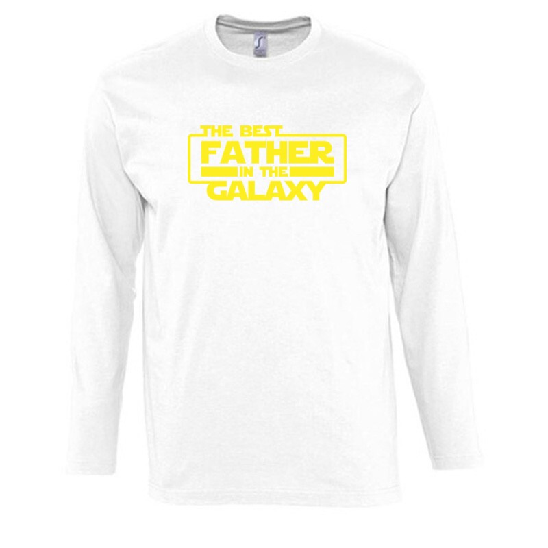 Best Father In The Galaxy Hosszú Ujjú Póló