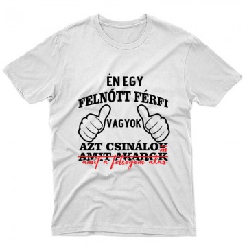 Felnőtt Férfi Unisex Póló