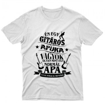 Gitáros Apuka Unisex Póló