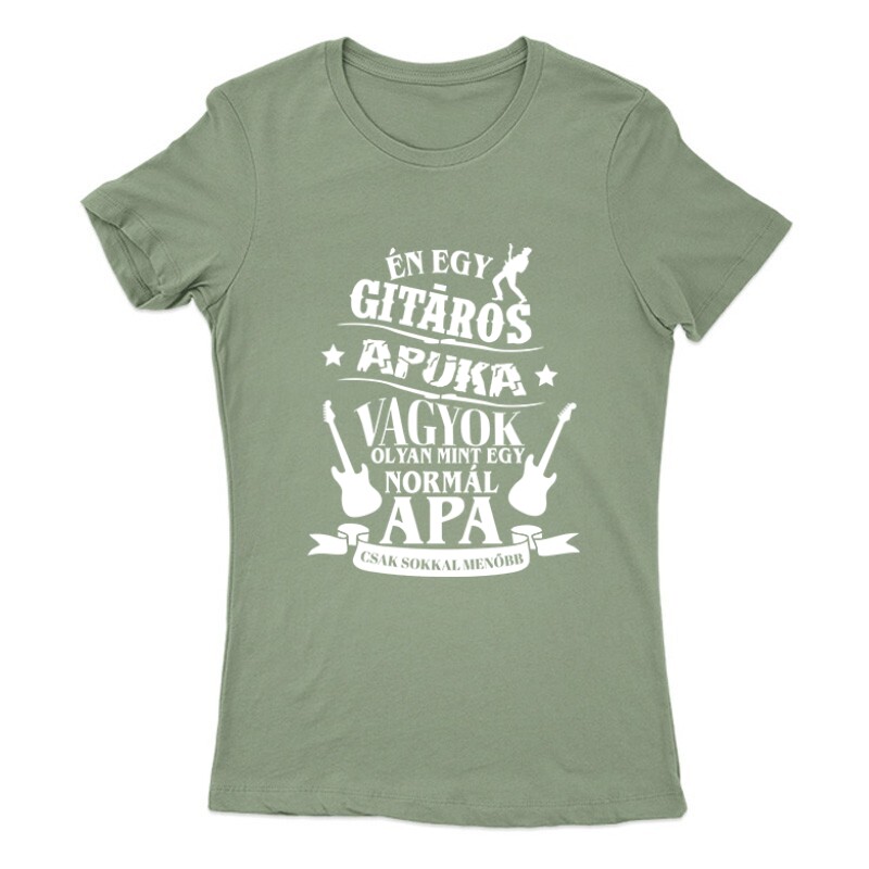 Gitáros Apuka Női Póló