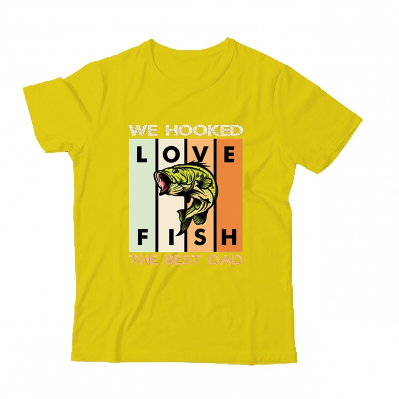 We Hooked Best Dad Gyermek Póló