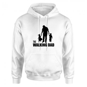 The Walking Dad (Álló, sétáló) Unisex Kapucnis Pulcsi