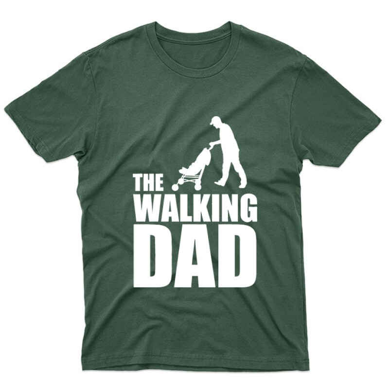 The Walking Dad (Babakocsis) Unisex Póló