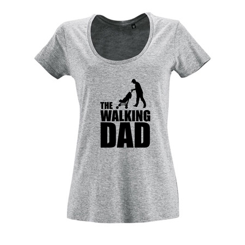 The Walking Dad (Babakocsis) Női O Nyakú Póló