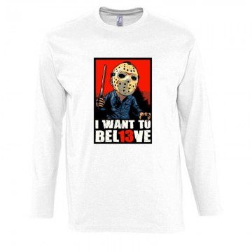 I want to BEL13VE Hosszú Ujjú Póló