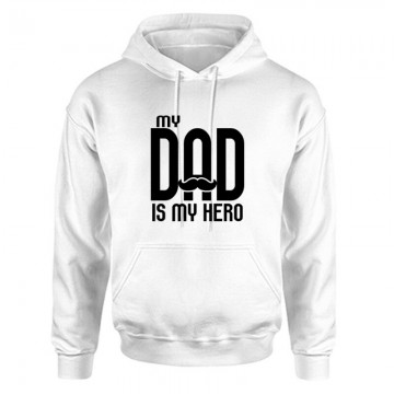 My dad is my hero Unisex Kapucnis Pulcsi