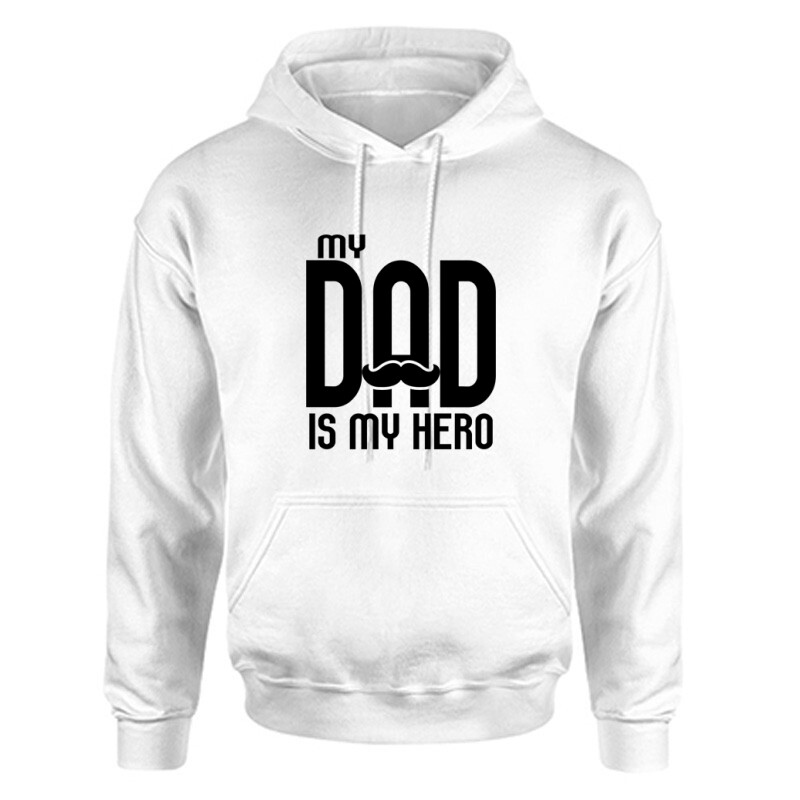 My dad is my hero Unisex Kapucnis Pulcsi