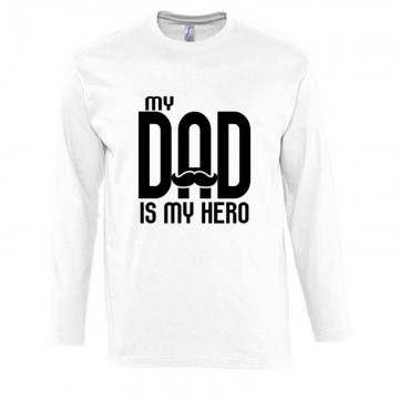 My dad is my hero Hosszú Ujjú Póló