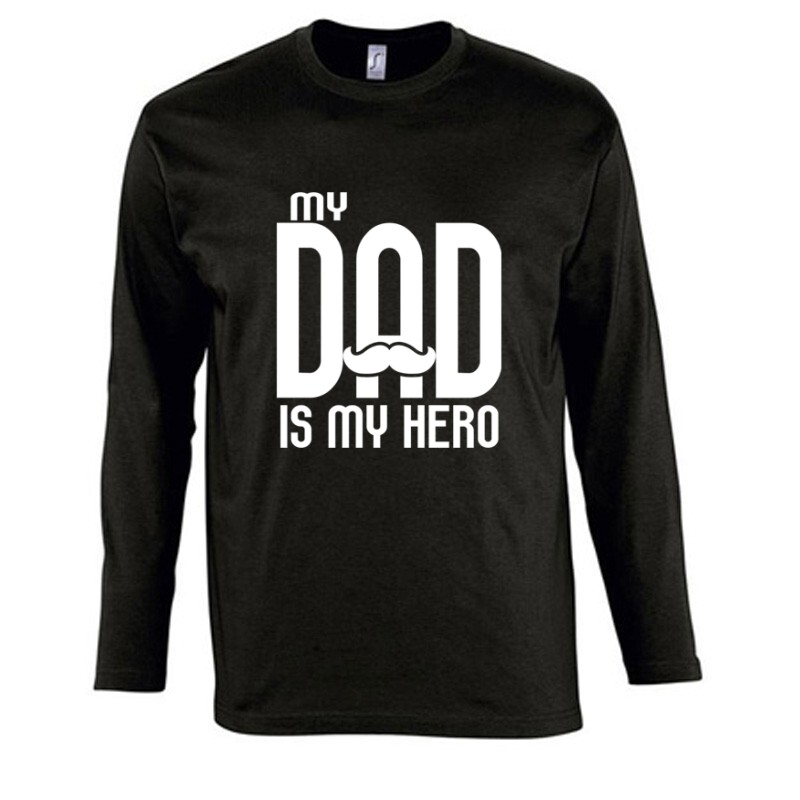 My dad is my hero Hosszú Ujjú Póló