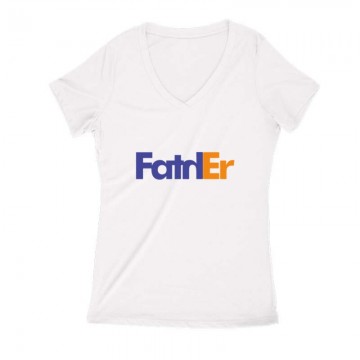 FedEx Father Női V Kivágott póló