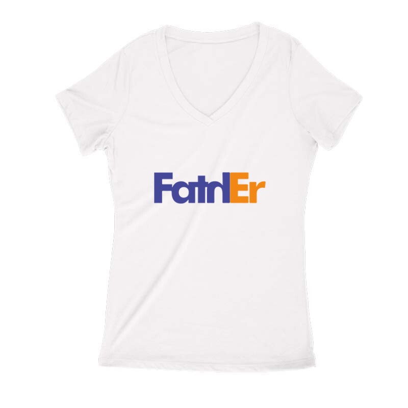 FedEx Father Női V Kivágott póló