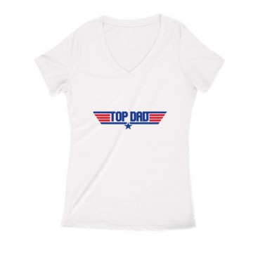 Top Dad Női V Kivágott póló