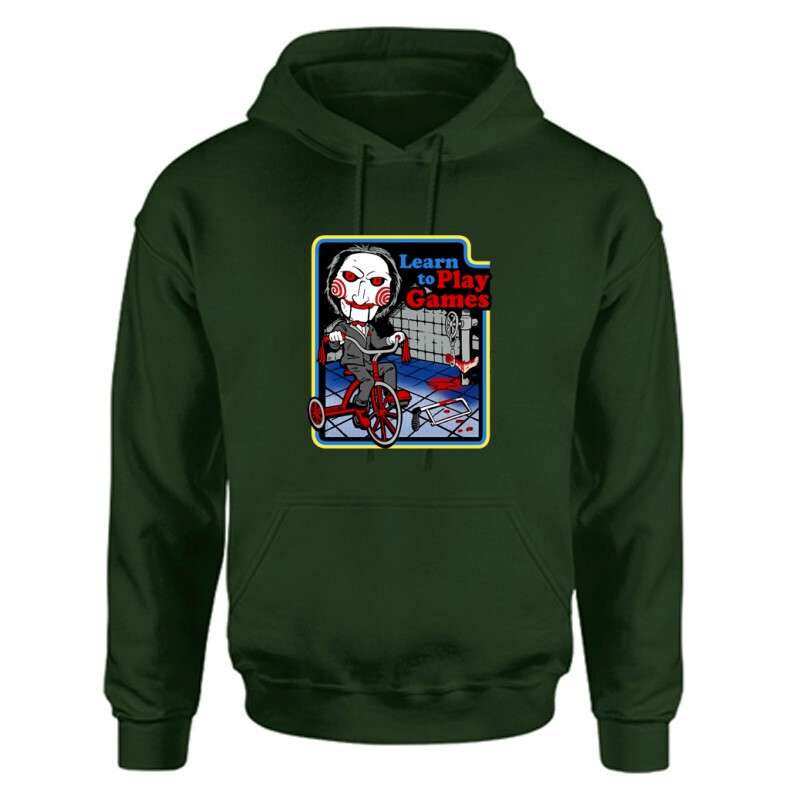 Learn to play games Unisex Kapucnis Pulcsi