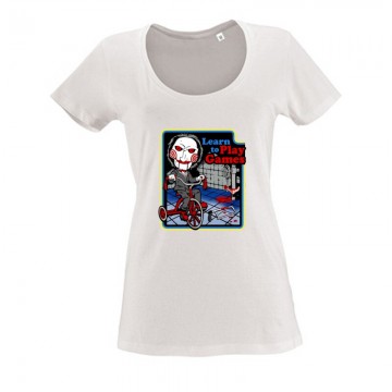 Learn to play games Női O Nyakú Póló