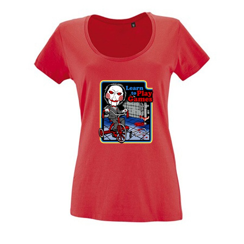 Learn to play games Női O Nyakú Póló