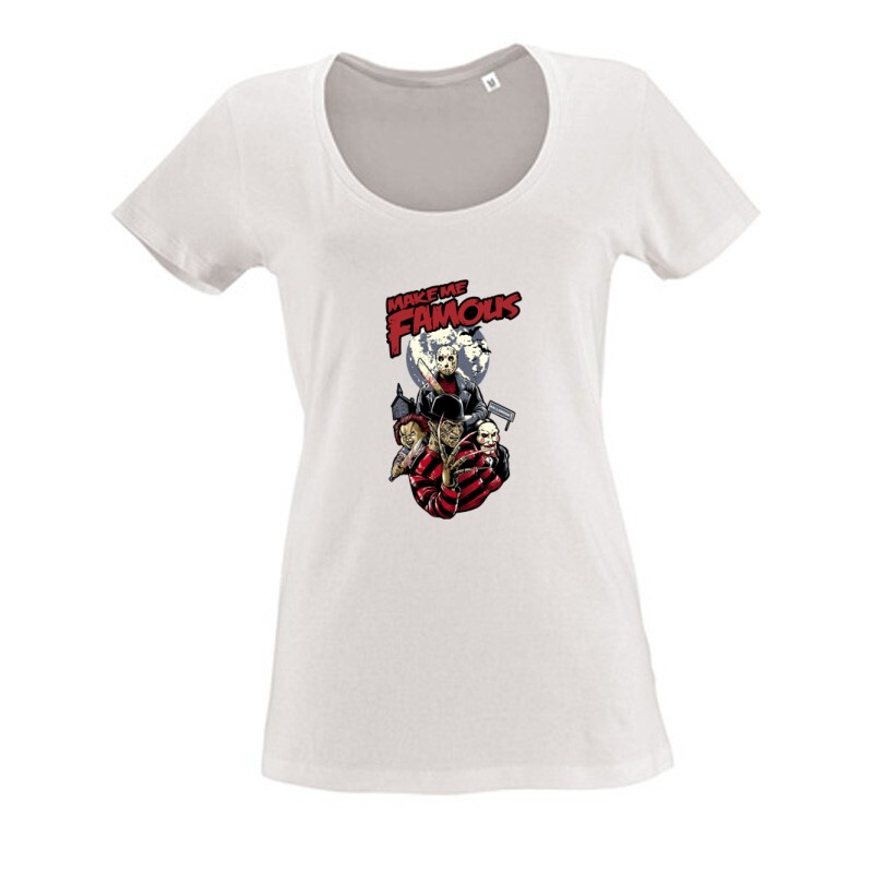 Make Me Famous Női O Nyakú Póló