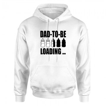 Dad to Be Loading... Unisex Kapucnis Pulcsi